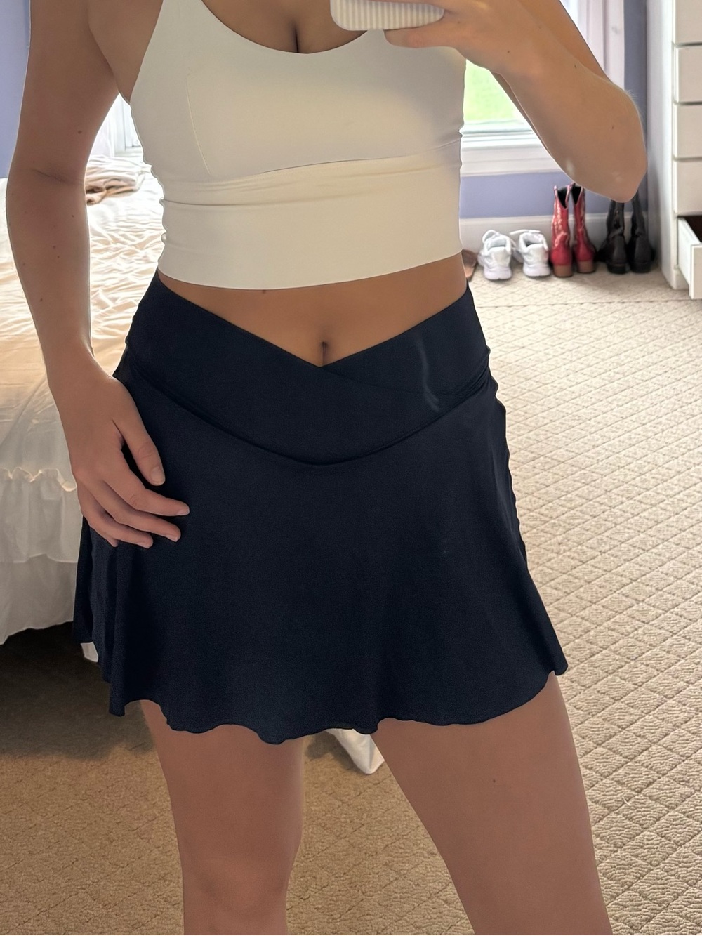 Amazon Women’s Navy Blue Tennis Skirt Size S